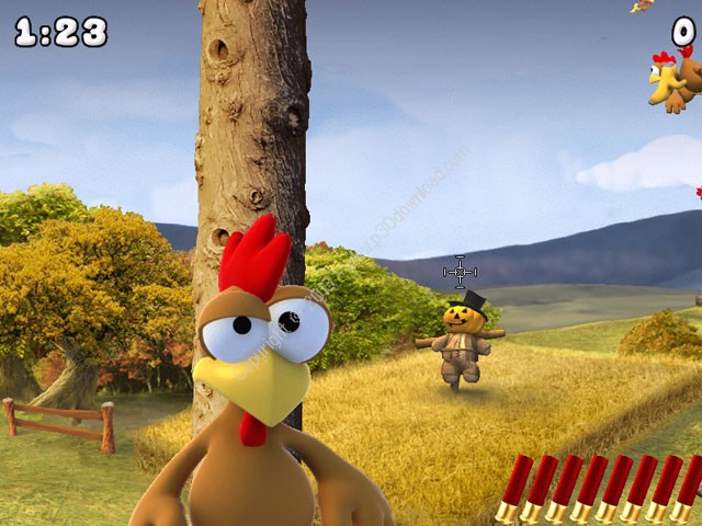 داستان بازی Crazy Chicken Shooter