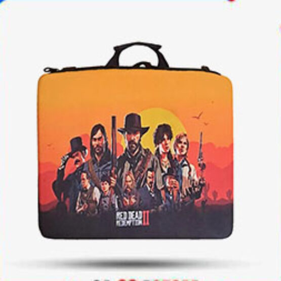 خرید کیف ps4 طرح Red Dead sunset